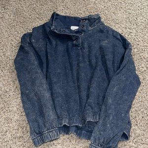 Distressed pullover